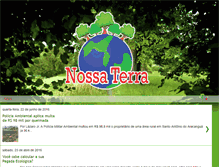 Tablet Screenshot of nossaterra.folhadaregiao.com.br
